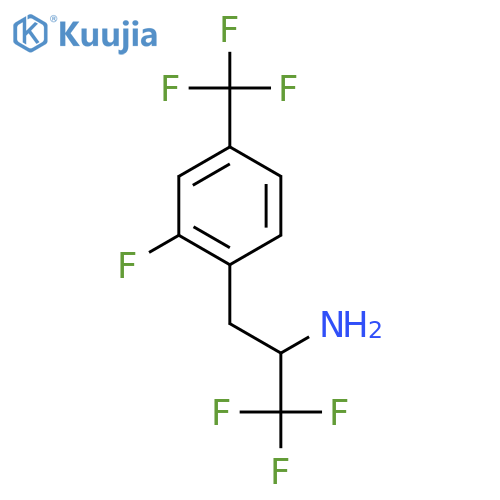 1,1,1-trifluoro-3-2-fluoro-4-(trifluoromethyl)phenylpropan-2-amine structure