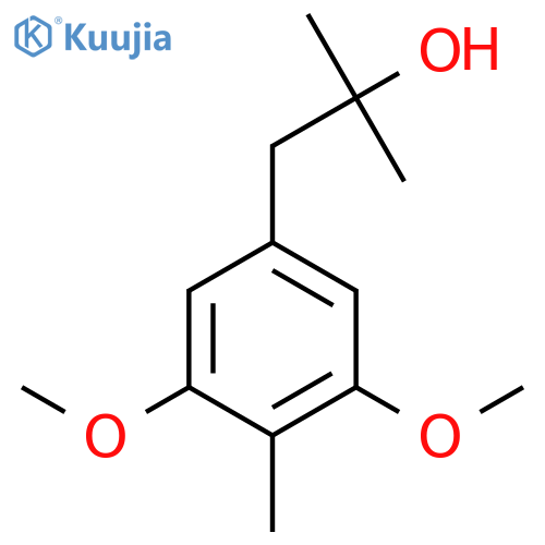 1-(3,5-dimethoxy-4-methylphenyl)-2-methylpropan-2-ol structure