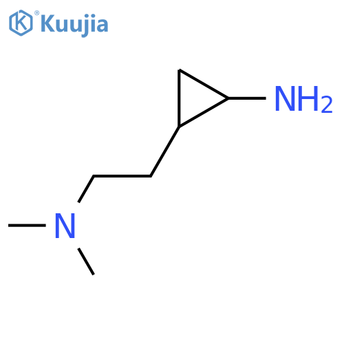 2-2-(dimethylamino)ethylcyclopropan-1-amine structure