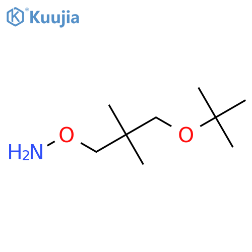 O-3-(tert-butoxy)-2,2-dimethylpropylhydroxylamine structure