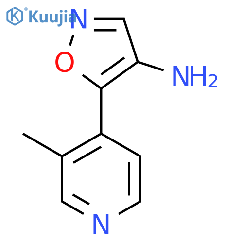 5-(3-methylpyridin-4-yl)-1,2-oxazol-4-amine structure