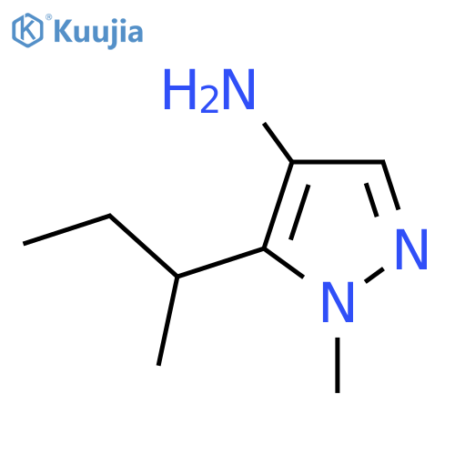 5-(butan-2-yl)-1-methyl-1H-pyrazol-4-amine structure