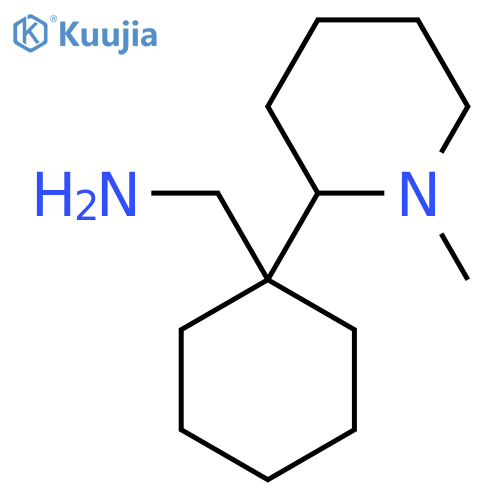 1-(1-methylpiperidin-2-yl)cyclohexylmethanamine structure