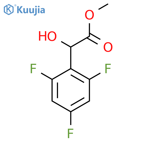 methyl 2-hydroxy-2-(2,4,6-trifluorophenyl)acetate structure