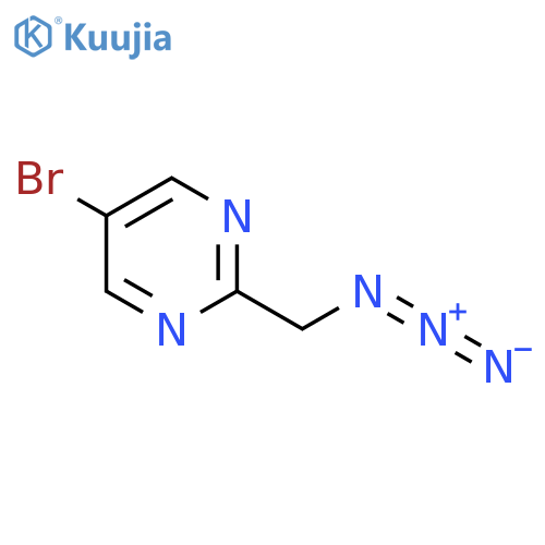 2-(azidomethyl)-5-bromopyrimidine structure