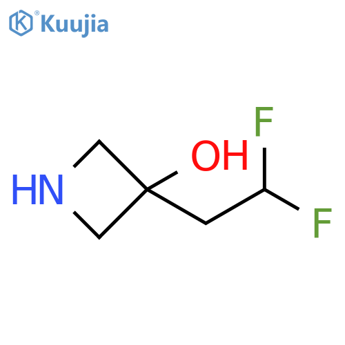 3-(2,2-difluoroethyl)azetidin-3-ol structure