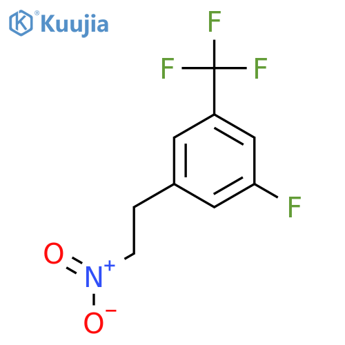 1-fluoro-3-(2-nitroethyl)-5-(trifluoromethyl)benzene structure