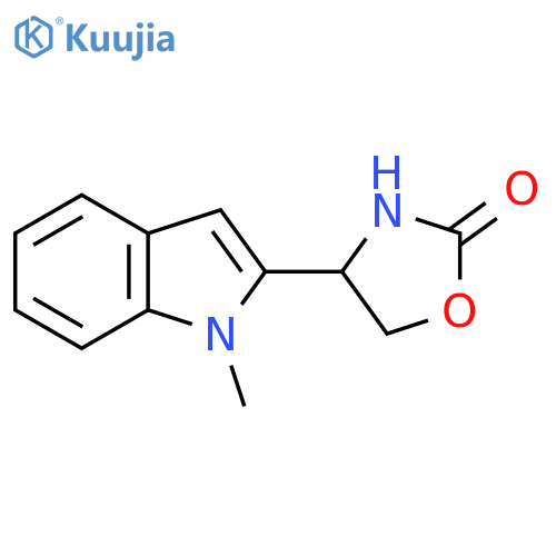 4-(1-methyl-1H-indol-2-yl)-1,3-oxazolidin-2-one structure
