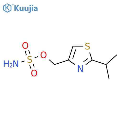 2-(propan-2-yl)-1,3-thiazol-4-ylmethyl sulfamate structure