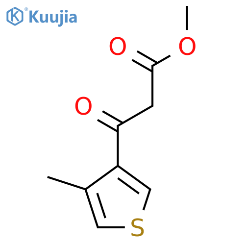 methyl 3-(4-methylthiophen-3-yl)-3-oxopropanoate structure