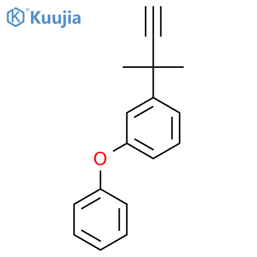 1-(2-methylbut-3-yn-2-yl)-3-phenoxybenzene structure