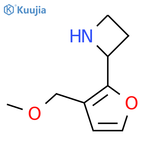 2-3-(methoxymethyl)furan-2-ylazetidine structure