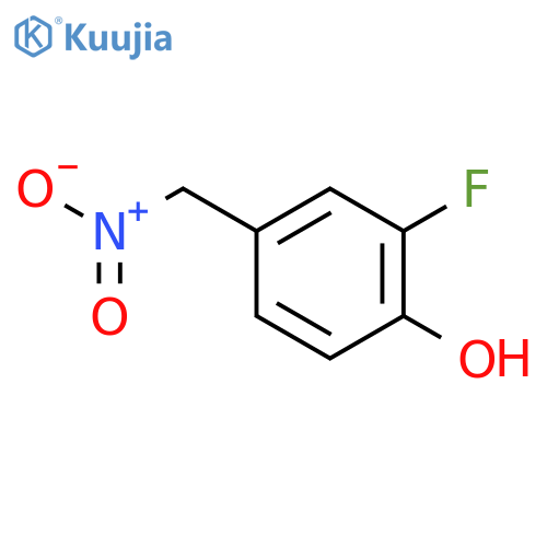 2-fluoro-4-(nitromethyl)phenol structure