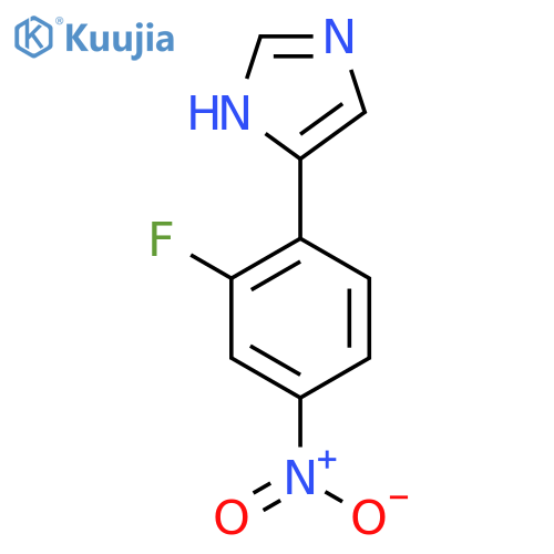 4-(2-fluoro-4-nitrophenyl)-1H-imidazole structure