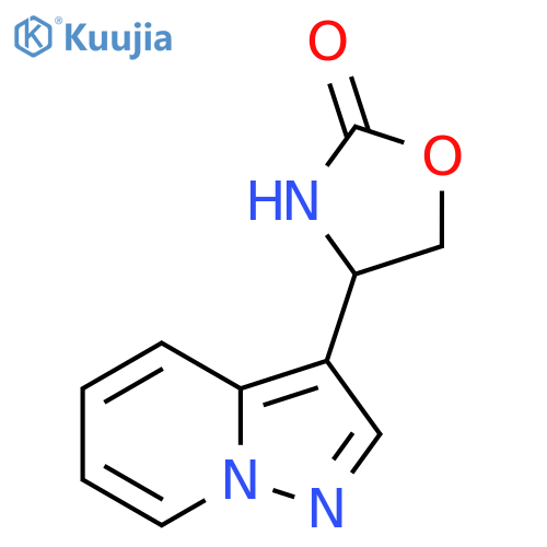 4-{pyrazolo1,5-apyridin-3-yl}-1,3-oxazolidin-2-one structure