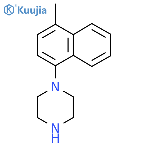 1-(4-methylnaphthalen-1-yl)piperazine structure