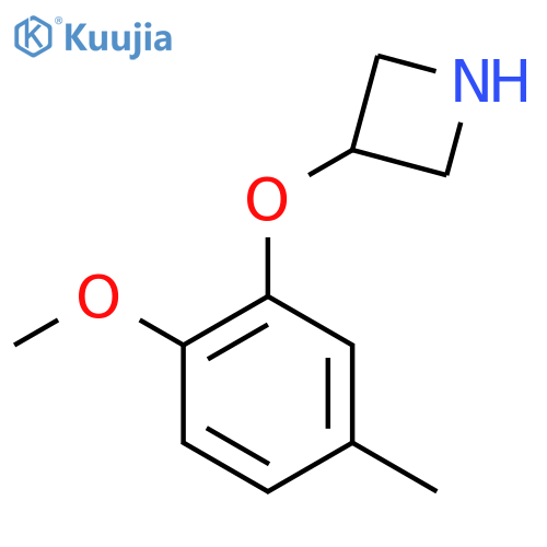 3-(2-methoxy-5-methylphenoxy)azetidine structure