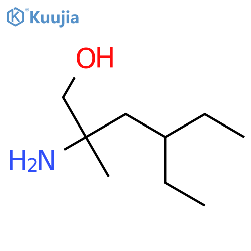 2-amino-4-ethyl-2-methylhexan-1-ol structure
