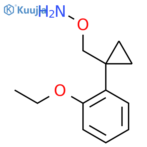 O-{1-(2-ethoxyphenyl)cyclopropylmethyl}hydroxylamine structure