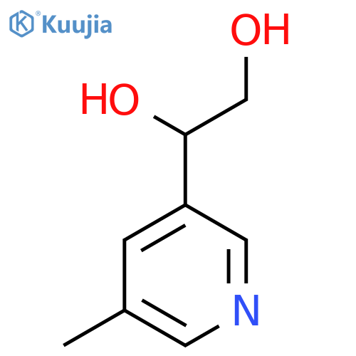 1-(5-methylpyridin-3-yl)ethane-1,2-diol structure