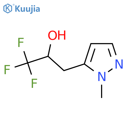 1,1,1-trifluoro-3-(1-methyl-1H-pyrazol-5-yl)propan-2-ol structure