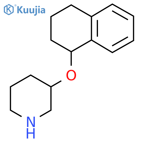 3-(1,2,3,4-Tetrahydronaphthalen-1-yloxy)piperidine structure