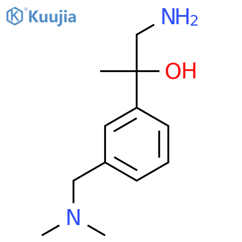 1-Amino-2-{3-[(dimethylamino)methyl]phenyl}propan-2-ol structure