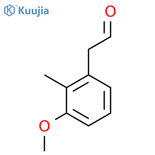 2-(3-methoxy-2-methylphenyl)acetaldehyde structure