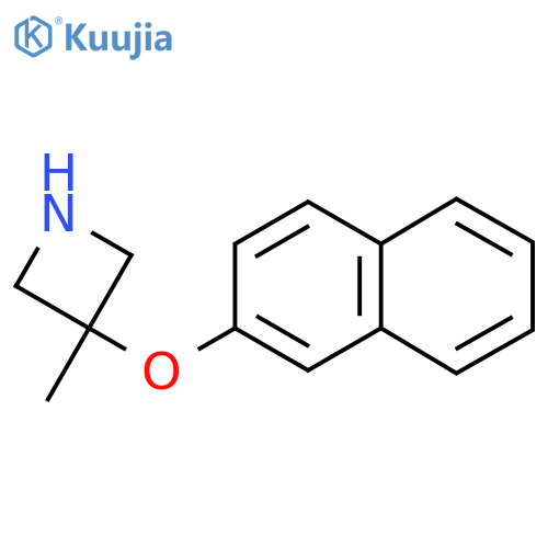 3-methyl-3-(naphthalen-2-yloxy)azetidine structure