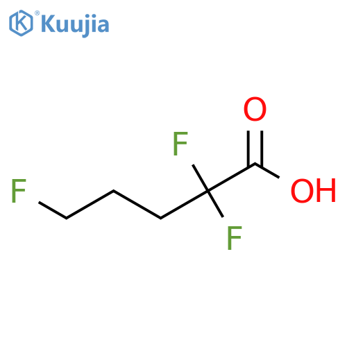 2,2,5-trifluoropentanoic acid structure
