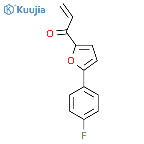 1-5-(4-fluorophenyl)furan-2-ylprop-2-en-1-one structure