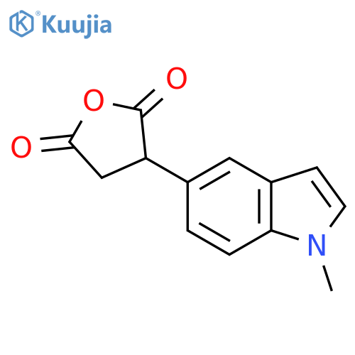 3-(1-methyl-1H-indol-5-yl)oxolane-2,5-dione structure