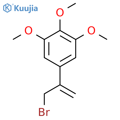 5-(3-bromoprop-1-en-2-yl)-1,2,3-trimethoxybenzene structure