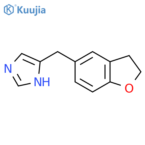 4-(2,3-dihydro-1-benzofuran-5-yl)methyl-1H-imidazole structure