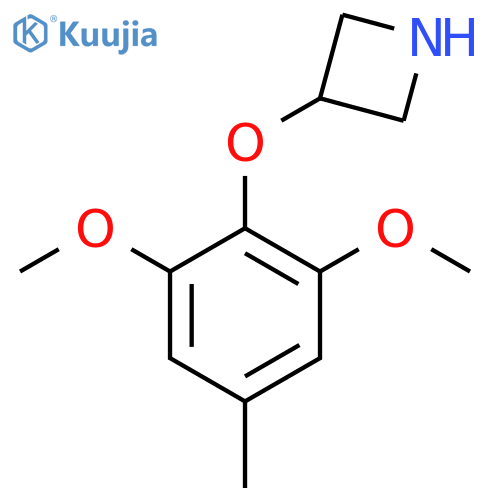 3-(2,6-Dimethoxy-4-methylphenoxy)azetidine structure