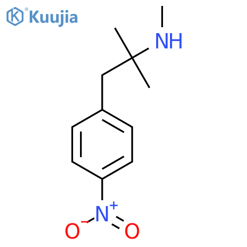methyl2-methyl-1-(4-nitrophenyl)propan-2-ylamine structure