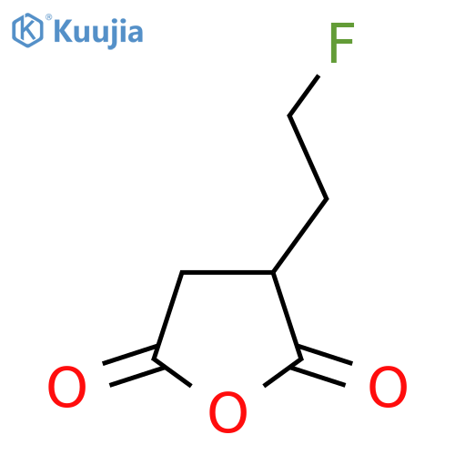 3-(2-fluoroethyl)oxolane-2,5-dione structure