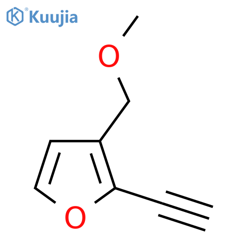 2-ethynyl-3-(methoxymethyl)furan structure