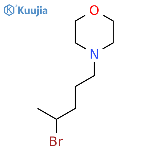 4-(4-bromopentyl)morpholine structure
