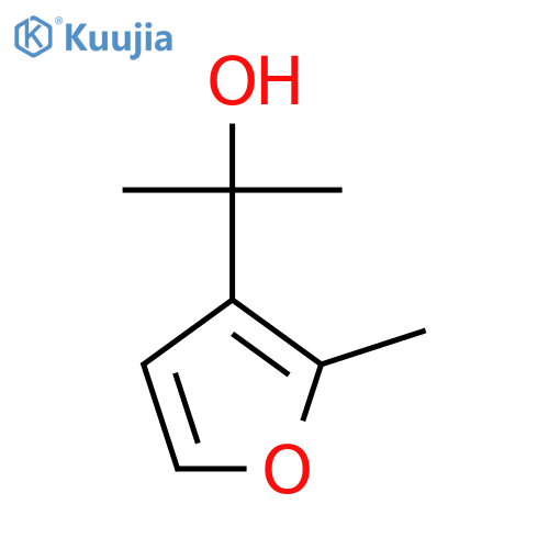 2-(2-methylfuran-3-yl)propan-2-ol structure