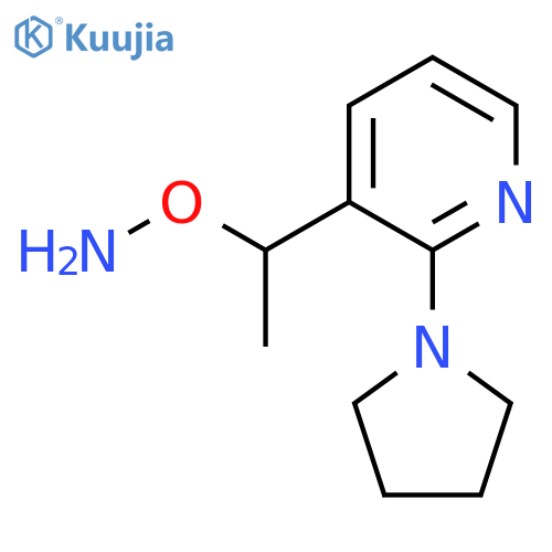 O-{1-2-(pyrrolidin-1-yl)pyridin-3-ylethyl}hydroxylamine structure