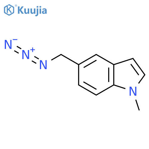 5-(azidomethyl)-1-methyl-1H-indole structure