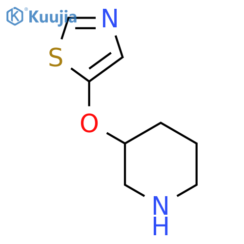 3-(1,3-thiazol-5-yloxy)piperidine structure