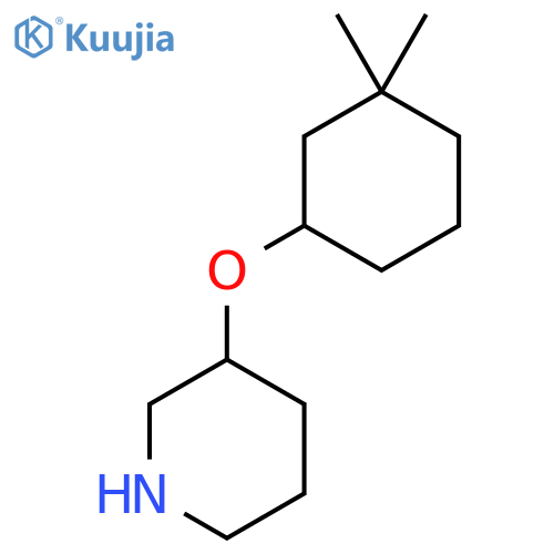 3-(3,3-dimethylcyclohexyl)oxypiperidine structure