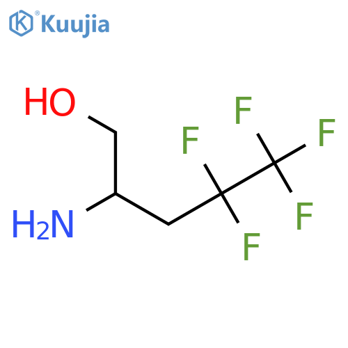 2-amino-4,4,5,5,5-pentafluoropentan-1-ol structure