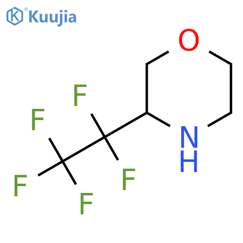 3-(pentafluoroethyl)morpholine structure