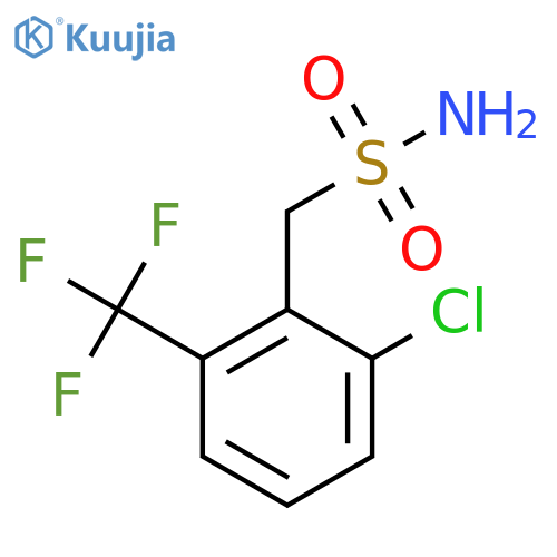 2-chloro-6-(trifluoromethyl)phenylmethanesulfonamide structure