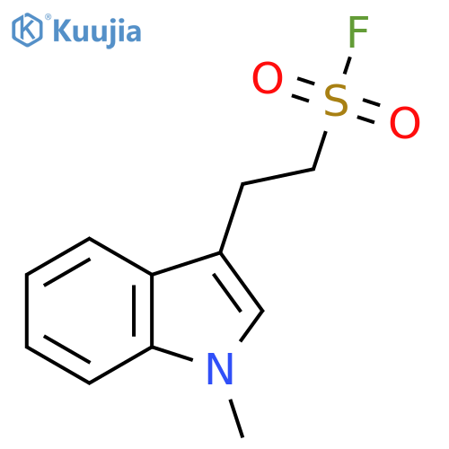 2-(1-methyl-1H-indol-3-yl)ethane-1-sulfonyl fluoride structure