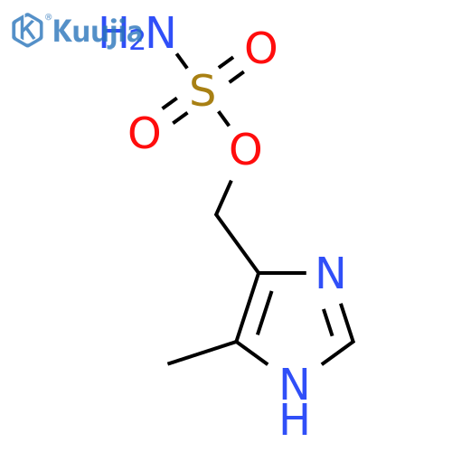 (4-methyl-1H-imidazol-5-yl)methyl sulfamate structure