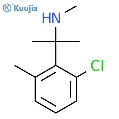 2-(2-chloro-6-methylphenyl)propan-2-yl(methyl)amine structure